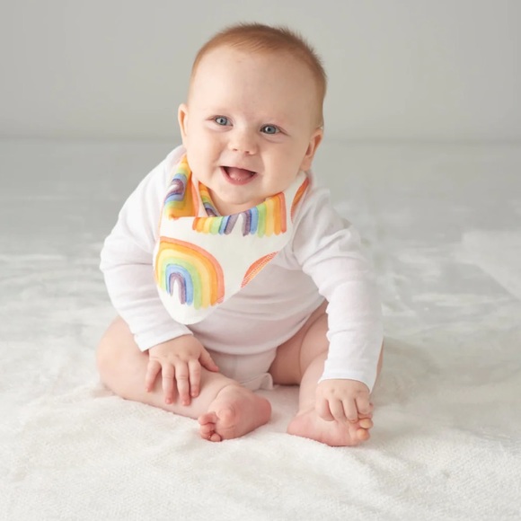 4/$15 NWOT Stina & Mae organic cotton bib - Picture 5 of 8